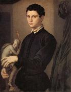 Portrait d'un sculpteur on d'un jeune amateur Agnolo Bronzino
